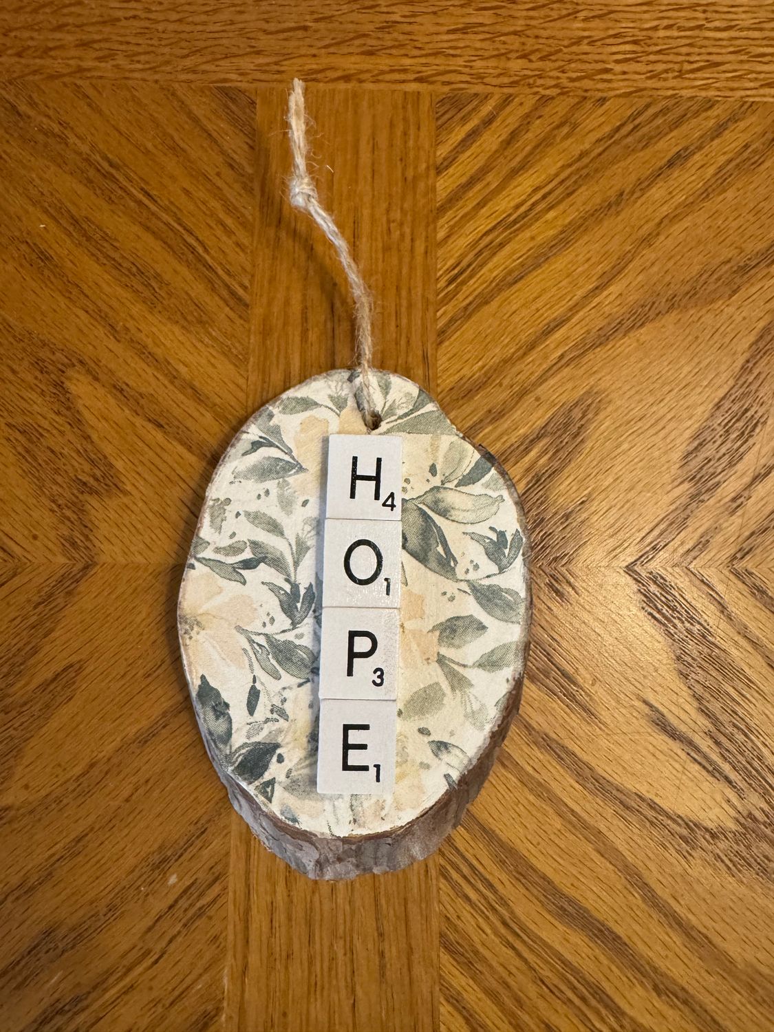 Hope Scrabble Sm. Wall Plaque 3.5"L x 5"H Hope Scrabble Sm. Wall Plaque 3.5"L x 5"H