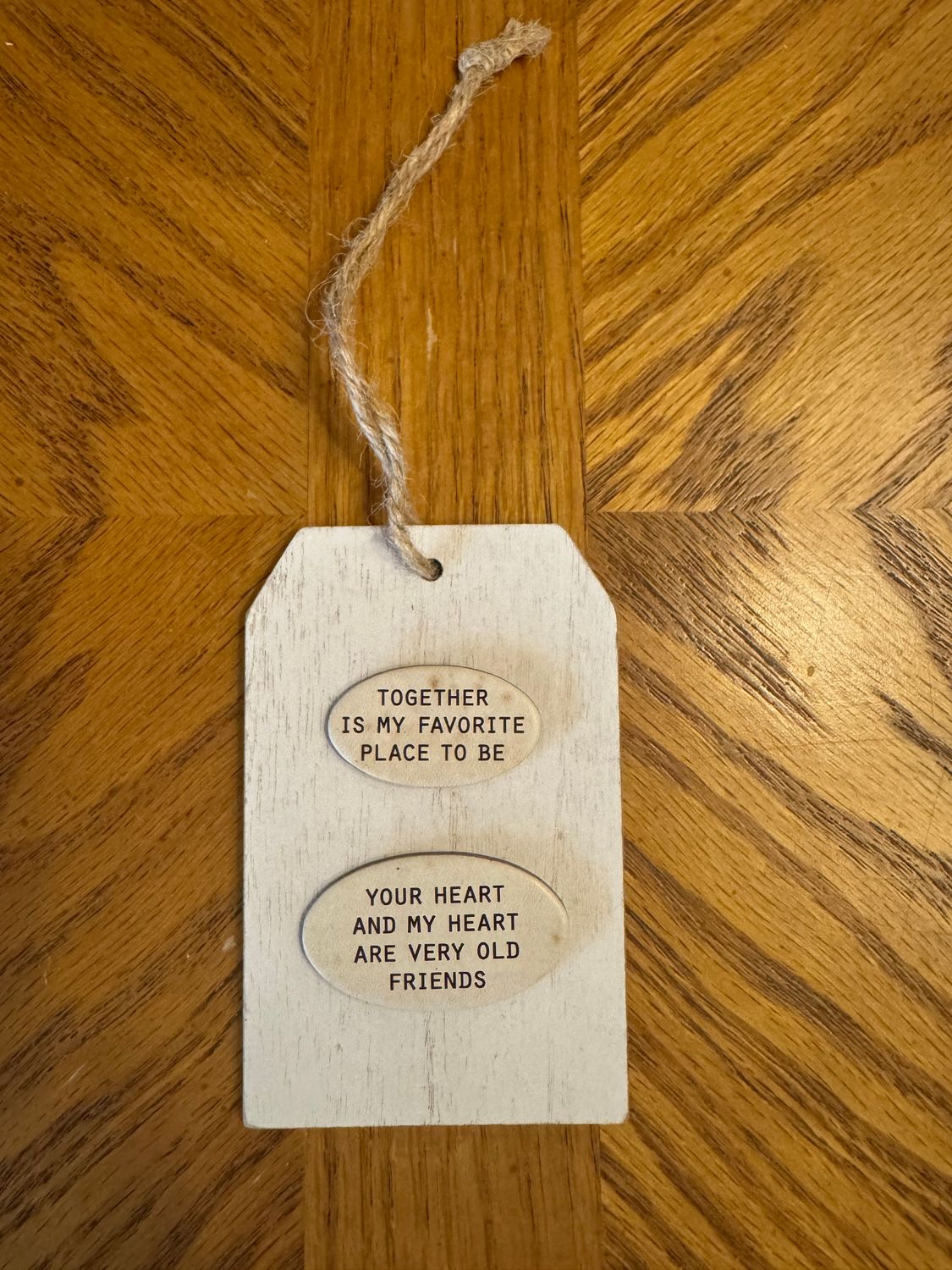 Favorite Place Sm Tag Ornament 2.5"L x 4"H Favorite Place Sm Tag Ornament 2.5"L x 4"H