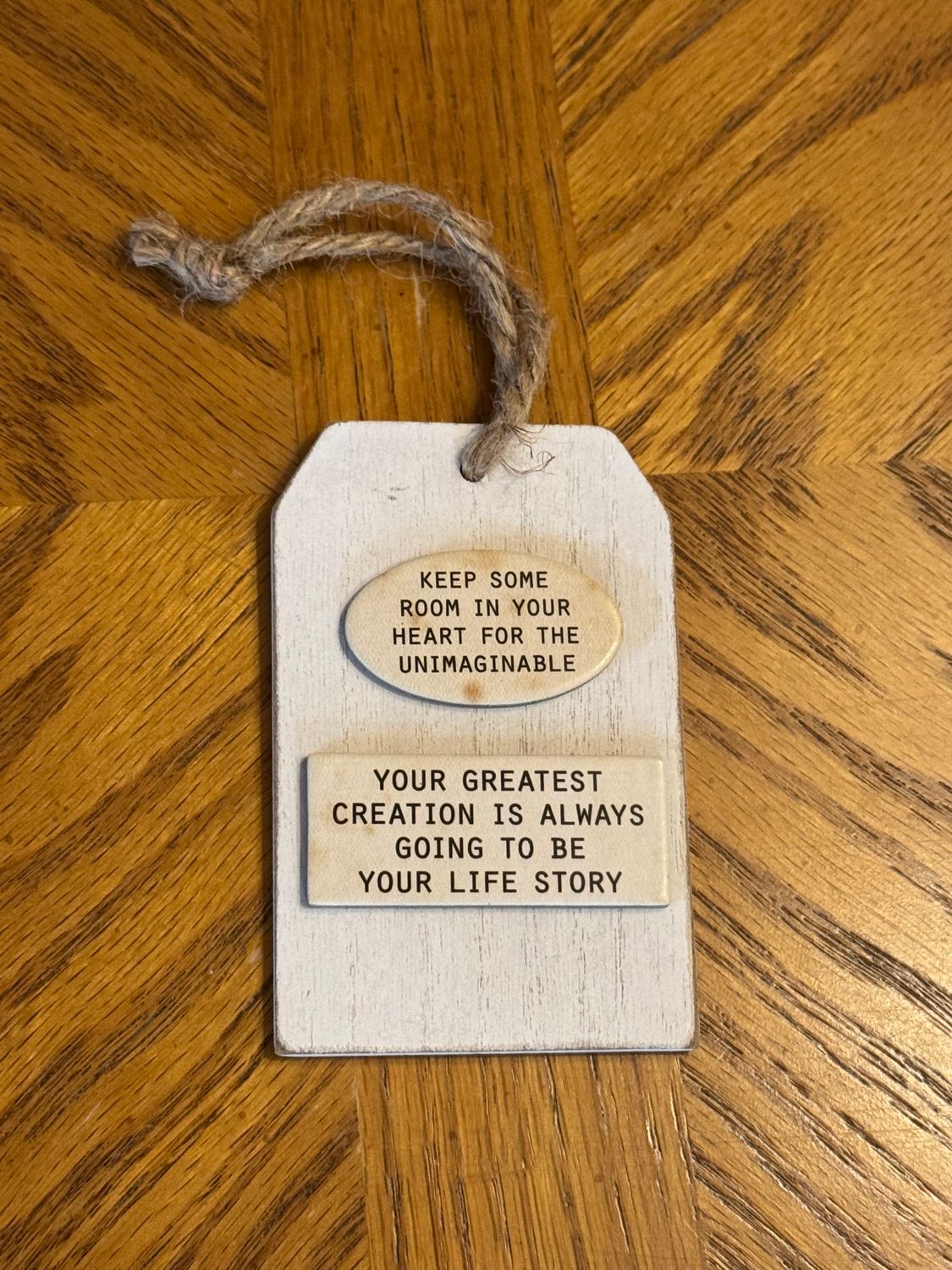 Unimaginable Greatest Creation Sm Tag Ornament 2.5"L x 4"H Unimaginable Greatest Creation Sm Tag Ornament 2.5"L x 4"H