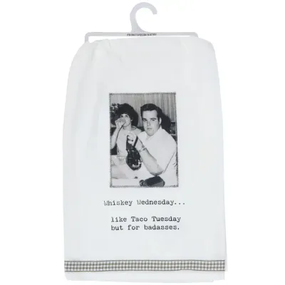 Tea Towel - Whiskey Wednesday Tea Towel - Whiskey Wednesday