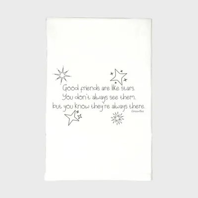 Friendship Like Stars Tea Towel Friendship Like Stars Tea Towel