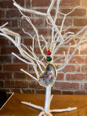 Oyster Shell Ornament - Cardinal I Oyster Shell Ornament - Cardinal I