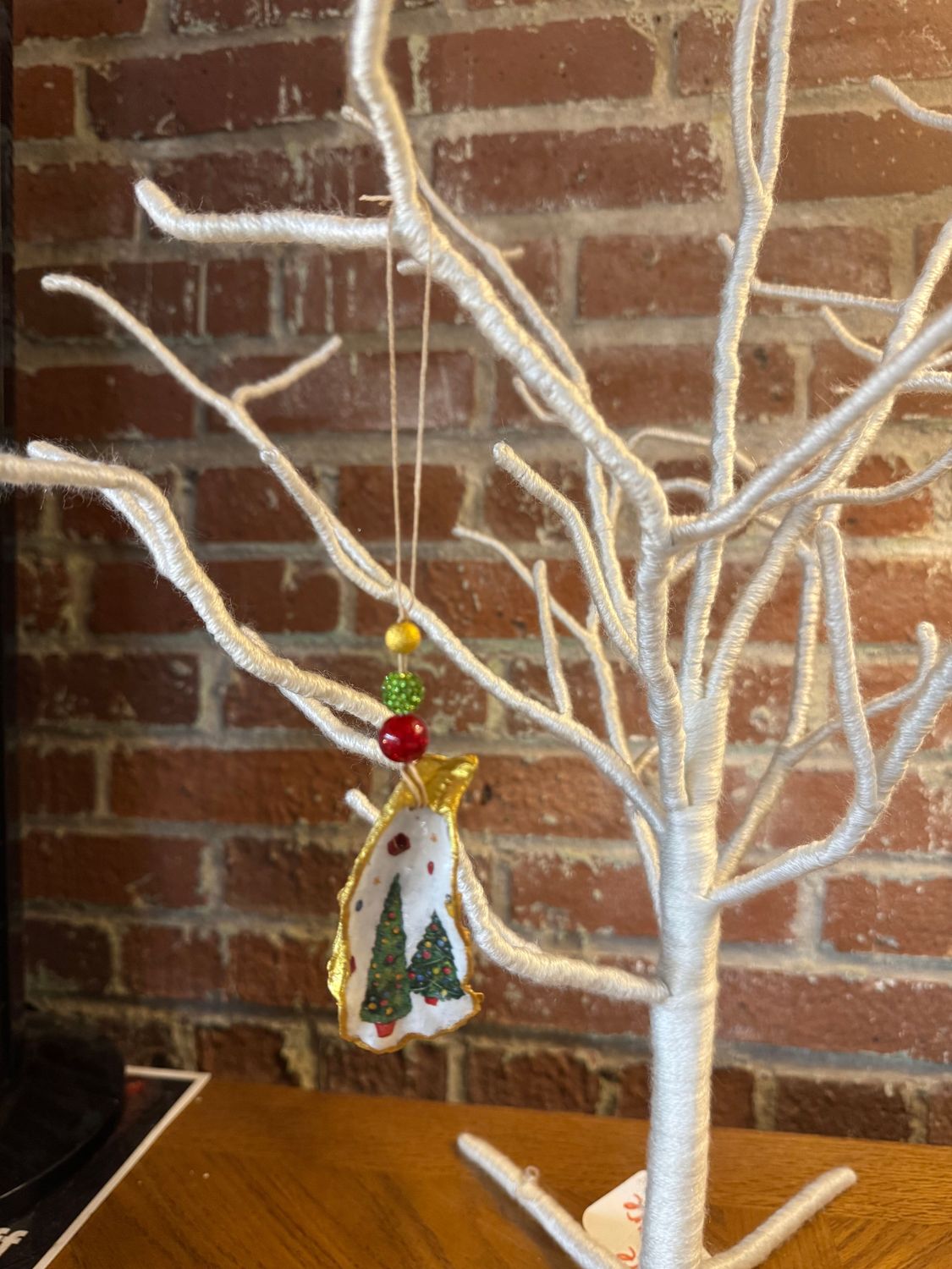 Oyster Shell Ornament - Holiday Trees Oyster Shell Ornament - Holiday Trees