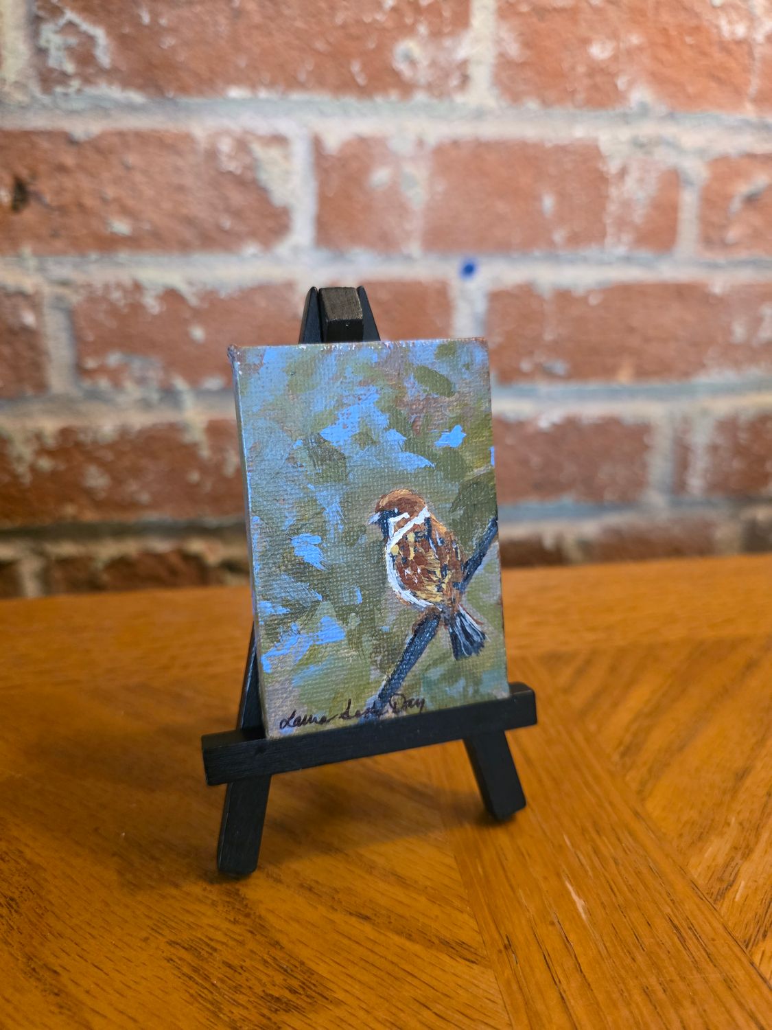 Bird on a Branch w/Easel - XS Bird on a Branch w/Easel - XS