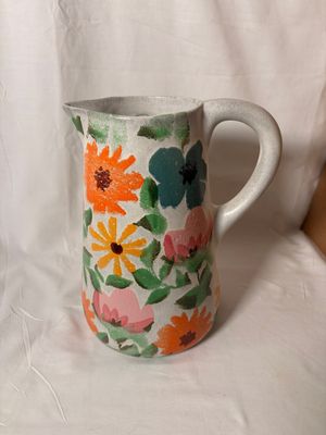 Terracotta Wildflower Jug 10" Terracotta Wildflower Jug 10"