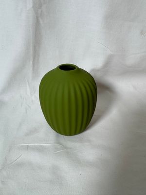 4" Stoneware Vase Olive 4" Stoneware Vase Olive