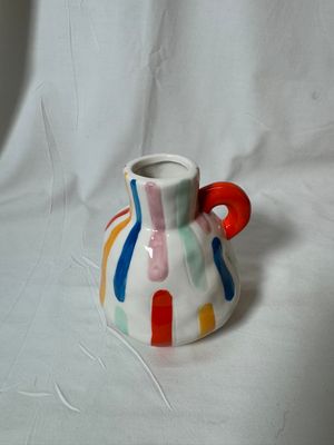 Multicolor Pitcher Vase 5" Multicolor Pitcher Vase 5"