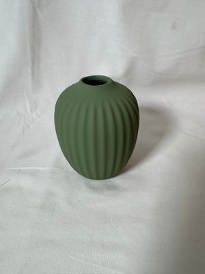 4" Stoneware Vase Dk Seafoam 4" Stoneware Vase Dk Seafoam