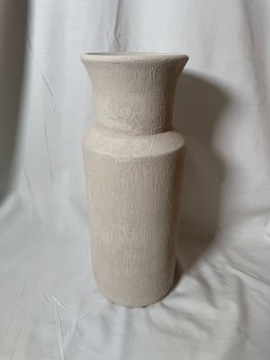 Terracotta Textured Tan Vase 12" Terracotta Textured Tan Vase 12"