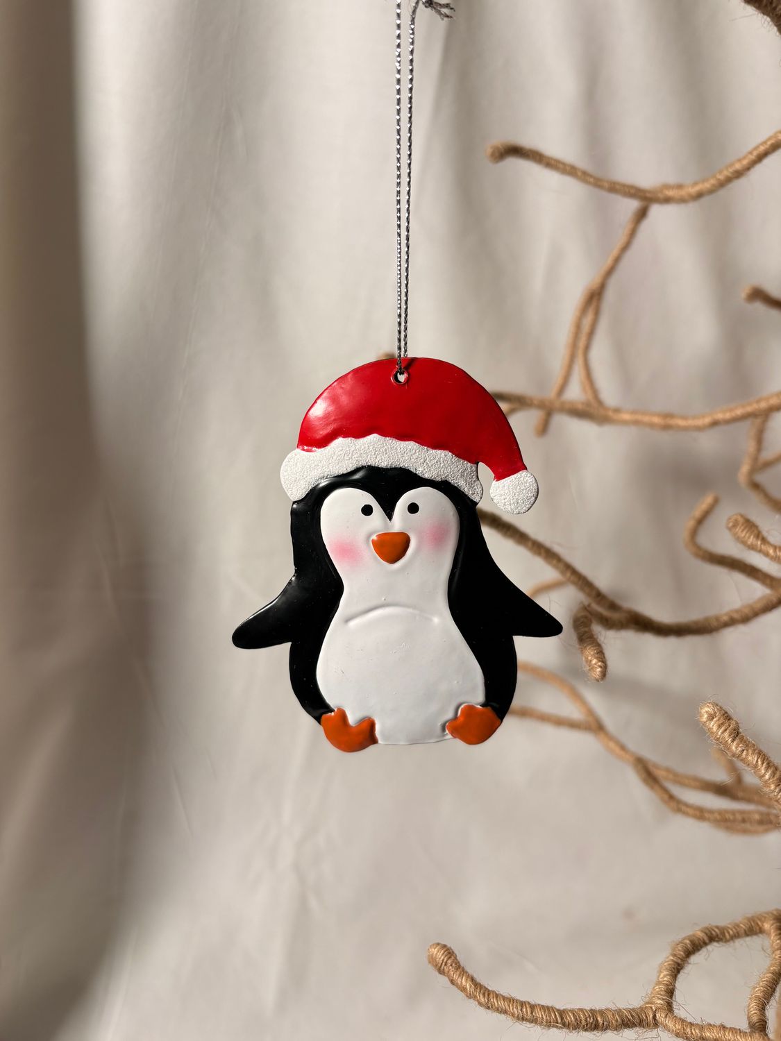 Penguin Metal Ornament II