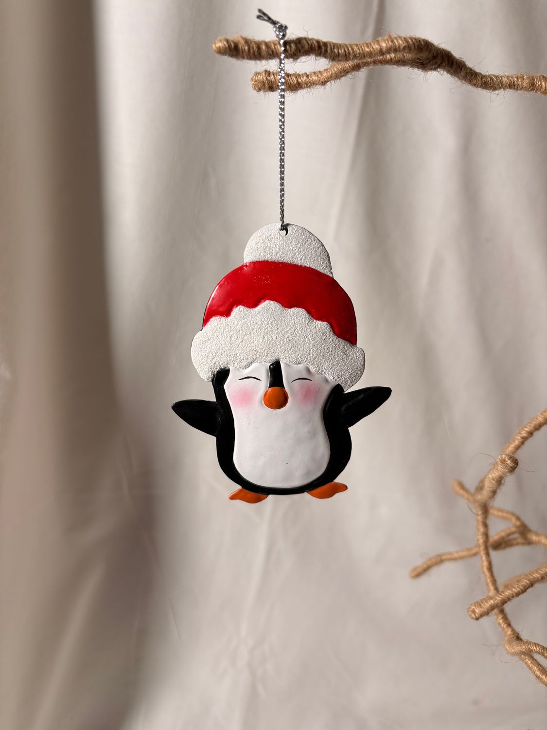 Penguin Metal Ornament I