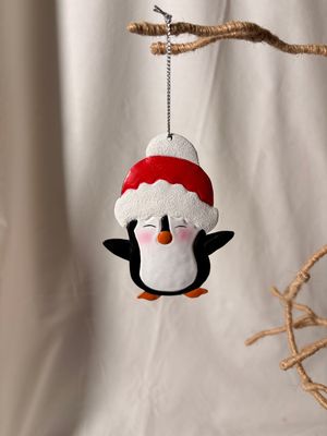 Penguin Metal Ornament I