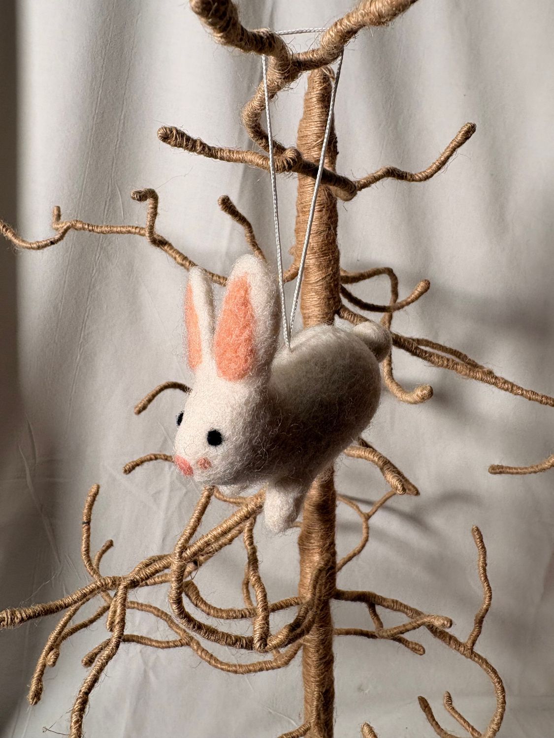 Felt Bunny Ornament