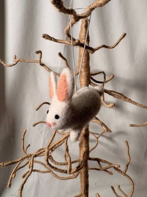 Felt Bunny Ornament