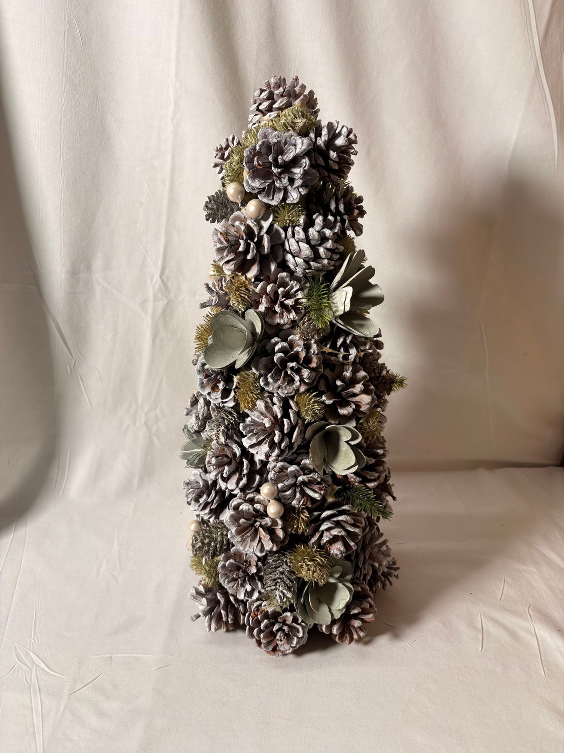 Pale Green and White Tree 17" Pale Green and White Tree 17"