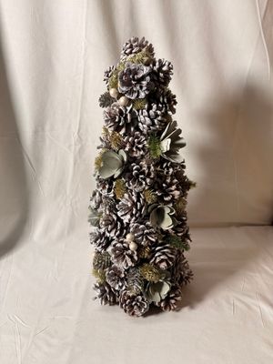 Pale Green and White Tree 17" Pale Green and White Tree 17"