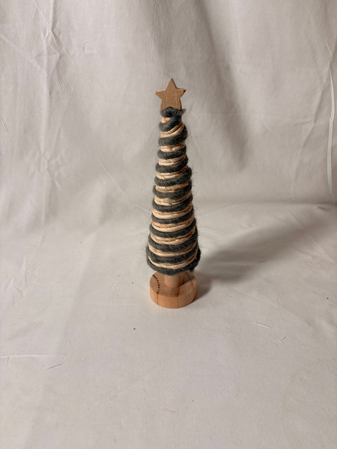 Cord/Felt Tree Green/Natural 8" Cord/Felt Tree Green/Natural 8"