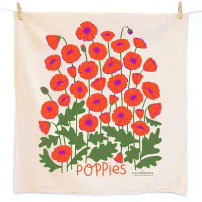 Poppy Towel 24" x 26"