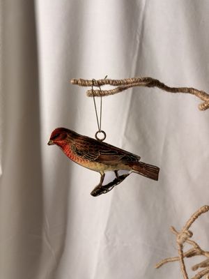 Metal Bird Ornament I