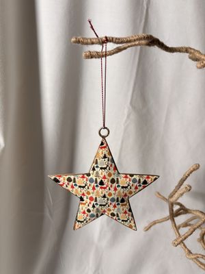 Metal Winter Wonderland Ornament - Star