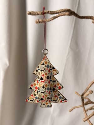 Metal Winter Wonderland Ornament - Tree