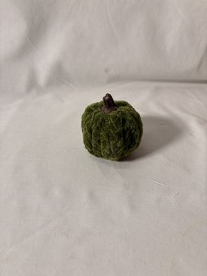 3.5" Green Velvet Pumpkin 3.5" Green Velvet Pumpkin
