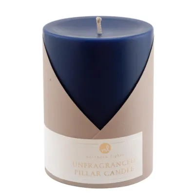 NL Unfragranced 3x4 Pillar - Midnight Blue