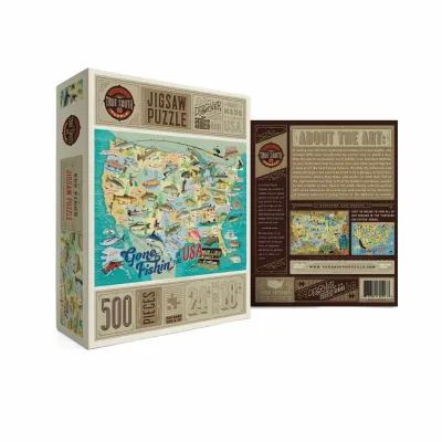 Gone Fishin' in the USA Puzzle