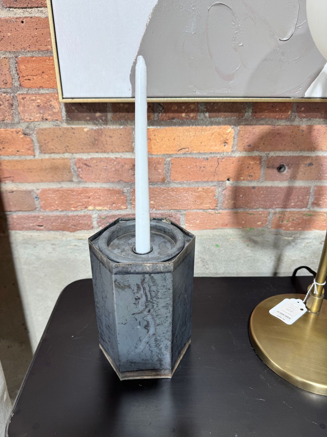 Metal Candle Stand-Med Metal Candle Stand-Med
