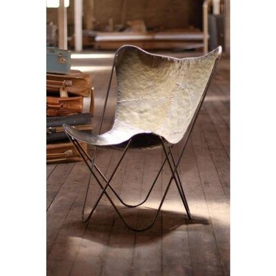 Iron Butterfly Chair-Raw Iron Butterfly Chair-Raw
