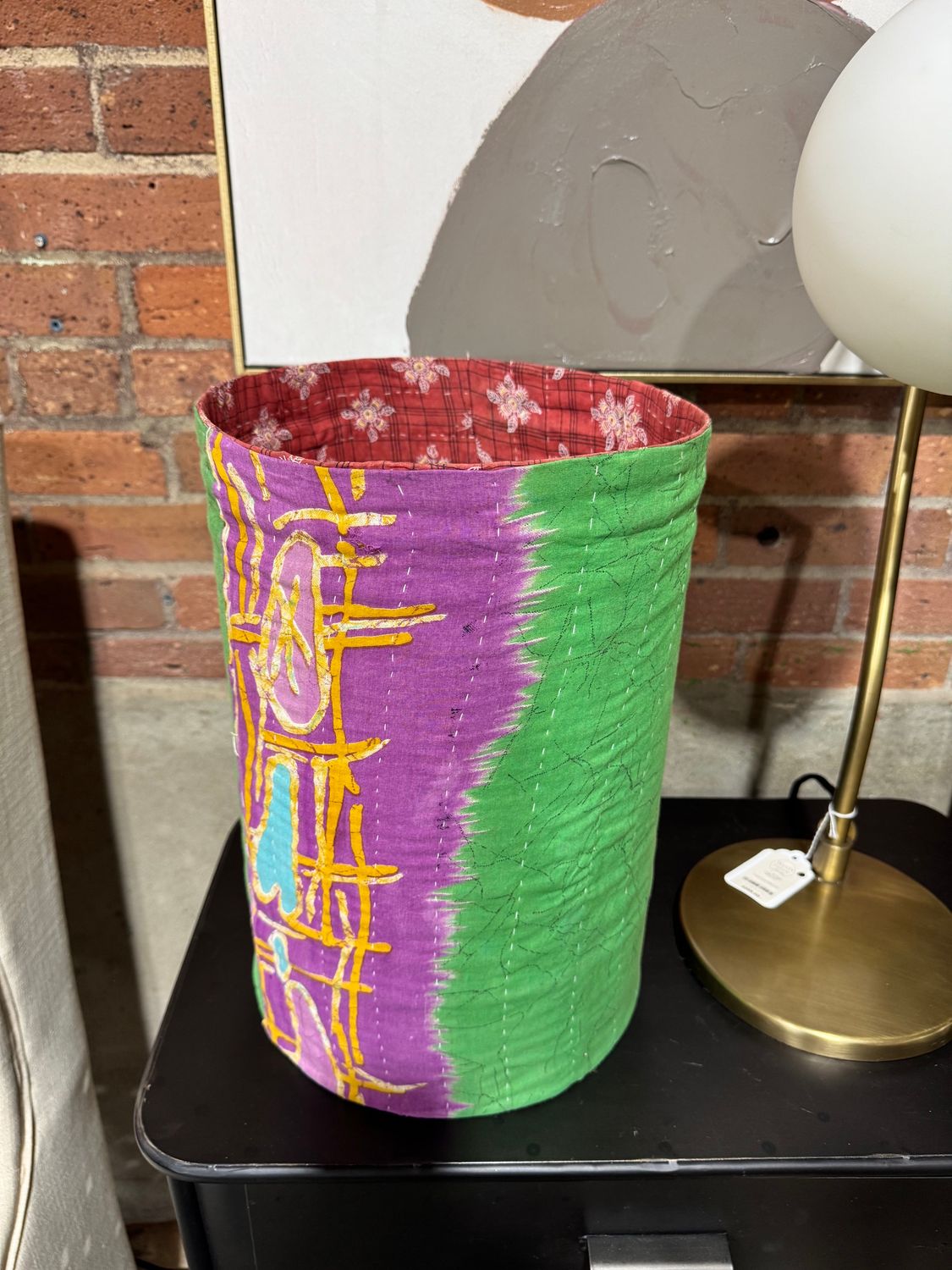 Kantha Wrapped Vase - Large 