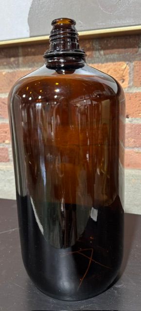 Antique Glass Brown Bottle Antique Glass Brown Bottle