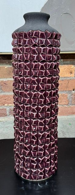 Plum Textured Vase Plum Textured Vase