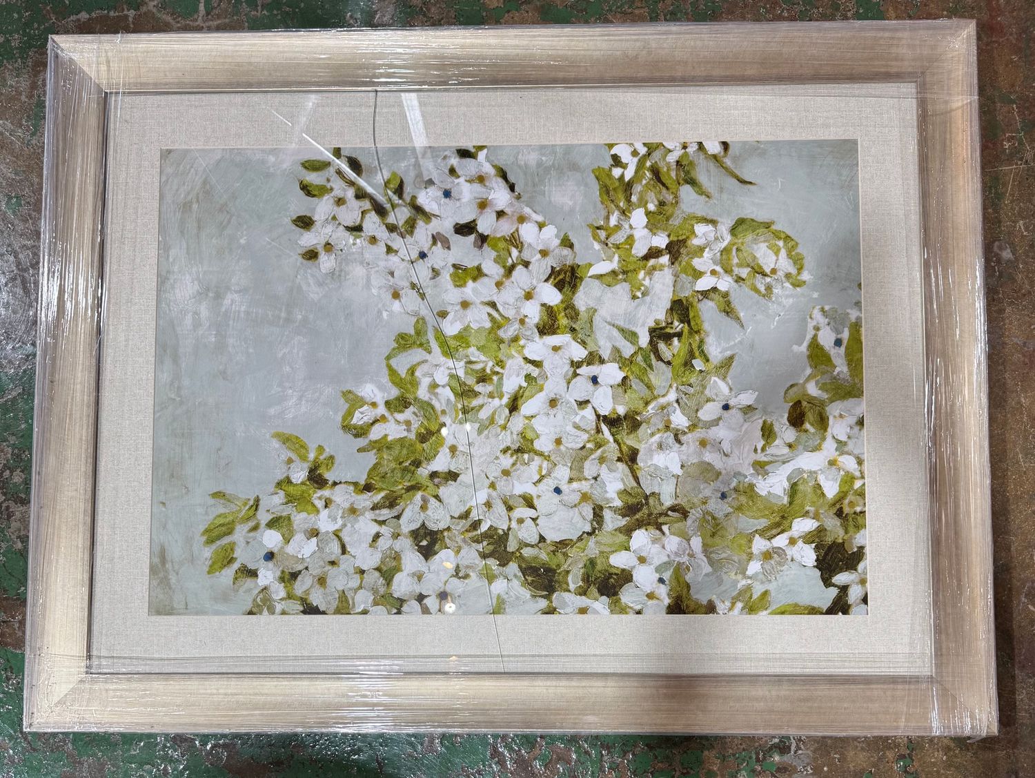 Mint Blossom - 34"H x 45"W Mint Blossom - 34"H x 45"W