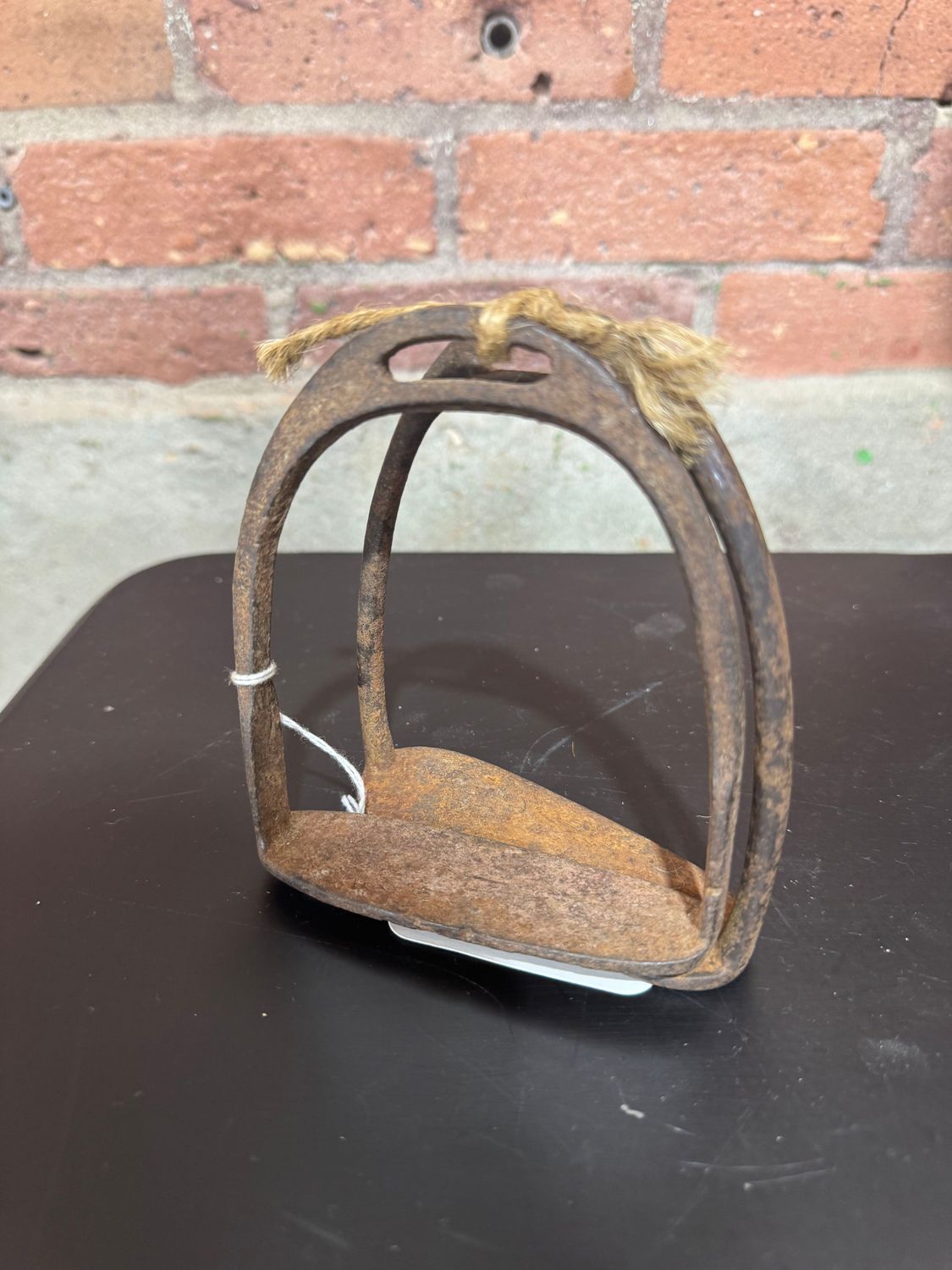 S/2 Antique Iron Riding Stirrups S/2 Antique Iron Riding Stirrups