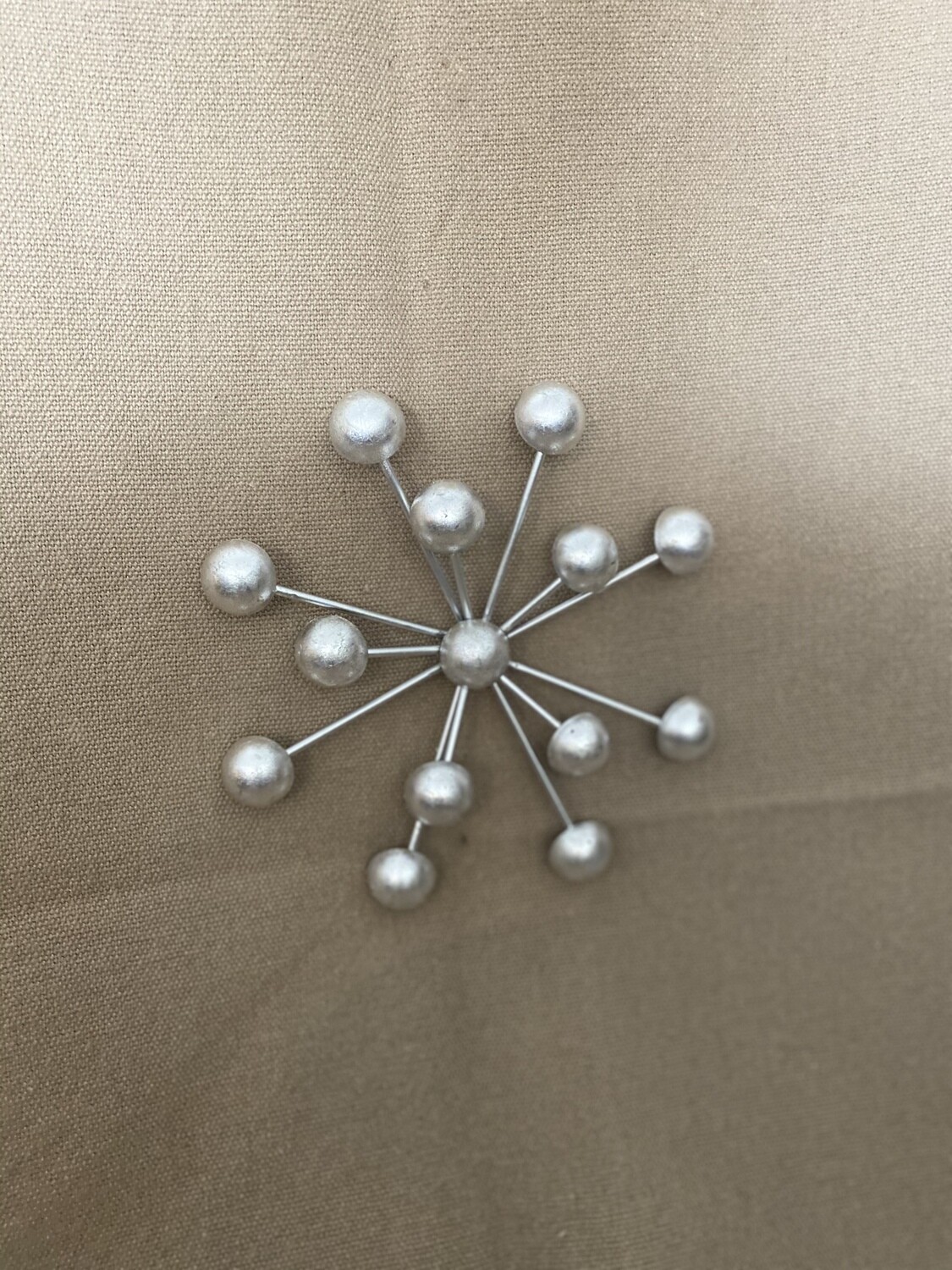 Sm Metal Orb Wall Décor, Silver Sm Metal Orb Wall Décor, Silver