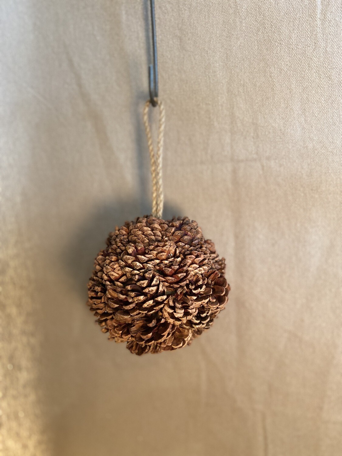 Pine Cone Sphere - 6"D