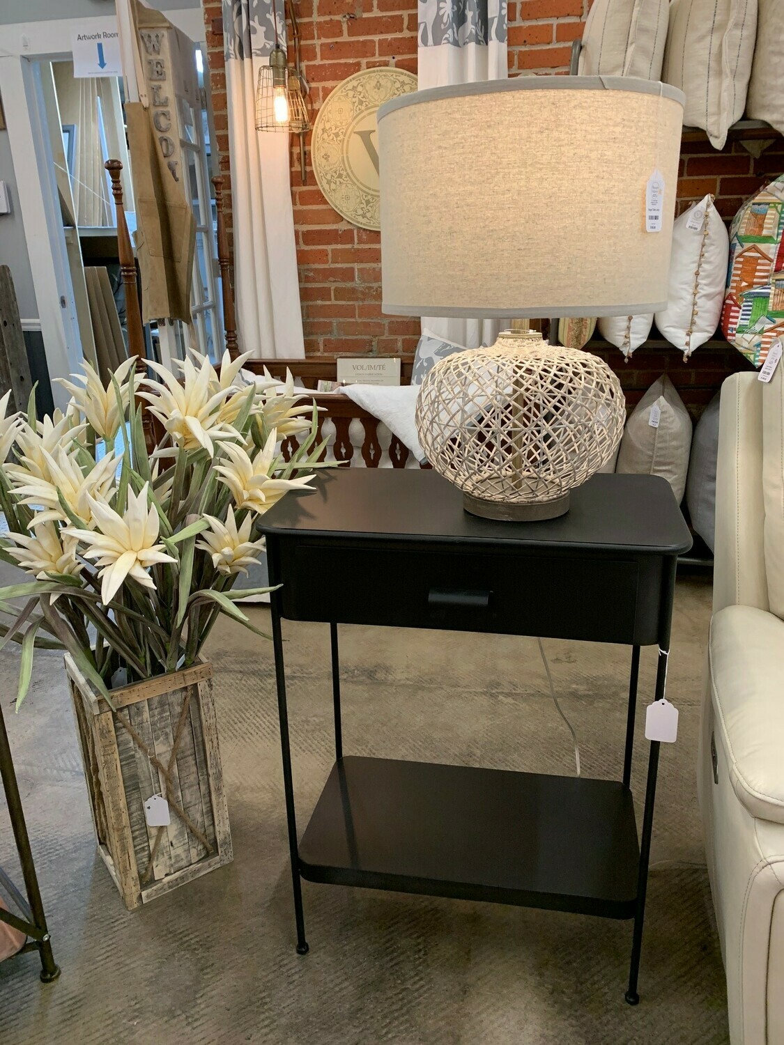 Metal Side Table With Drawer Metal Side Table With Drawer
