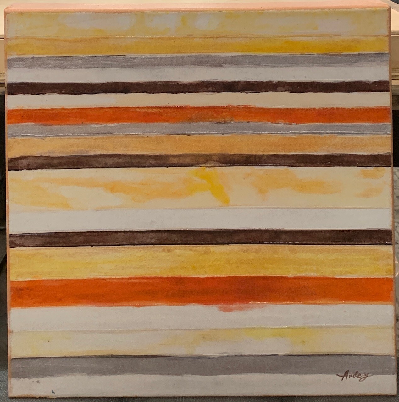Striped Oil Painting III Striped Oil Painting III