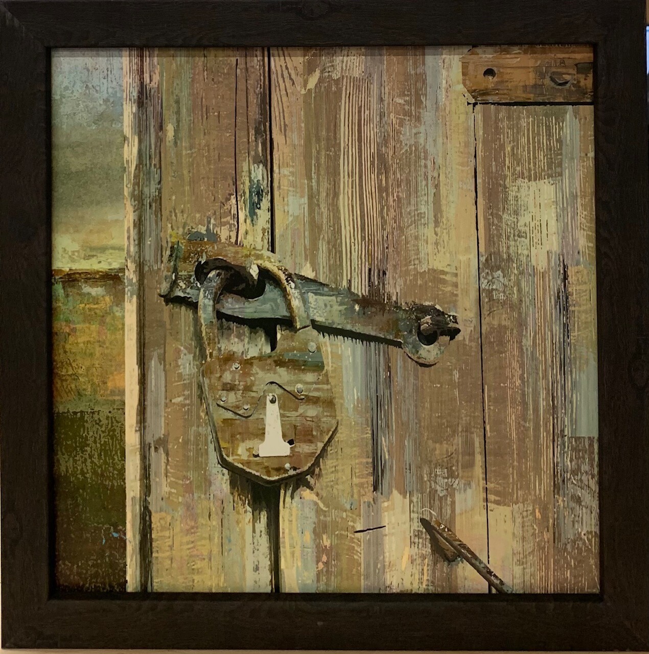 Mainland - Lock 14"H x 14"W Mainland - Lock 14"H x 14"W