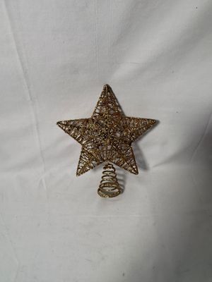 Gold Glitter 3D Star Tree Topper - Sm Gold Glitter 3D Star Tree Topper - Sm