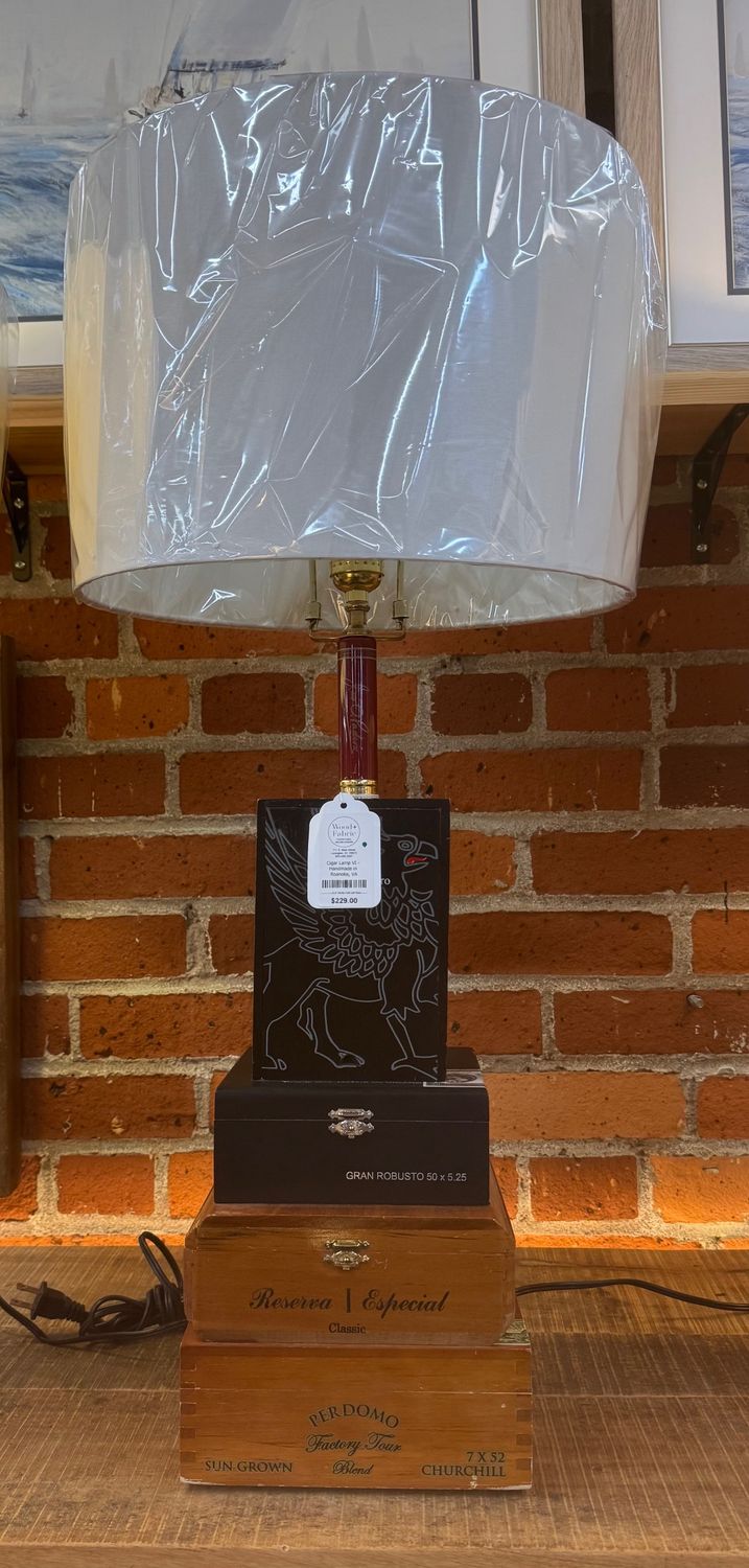 Cigar Lamp VI - Handmade in Roanoke, VA