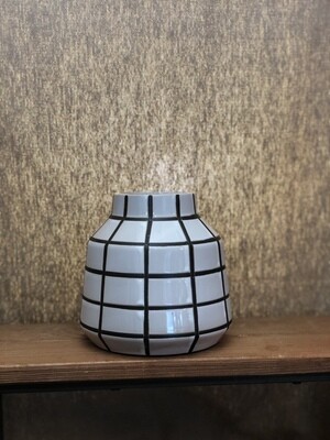 Black &amp; White Porcelain Vase III