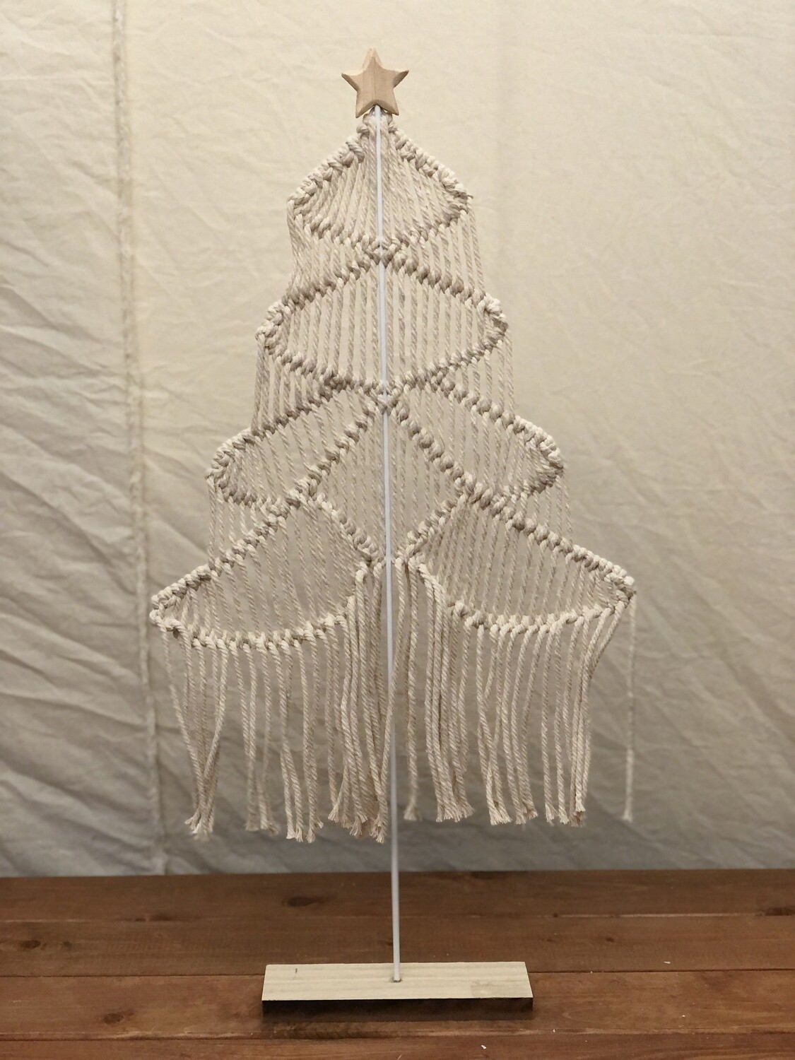 Macrame Tree w/Fringe - Lg Macrame Tree w/Fringe - Lg