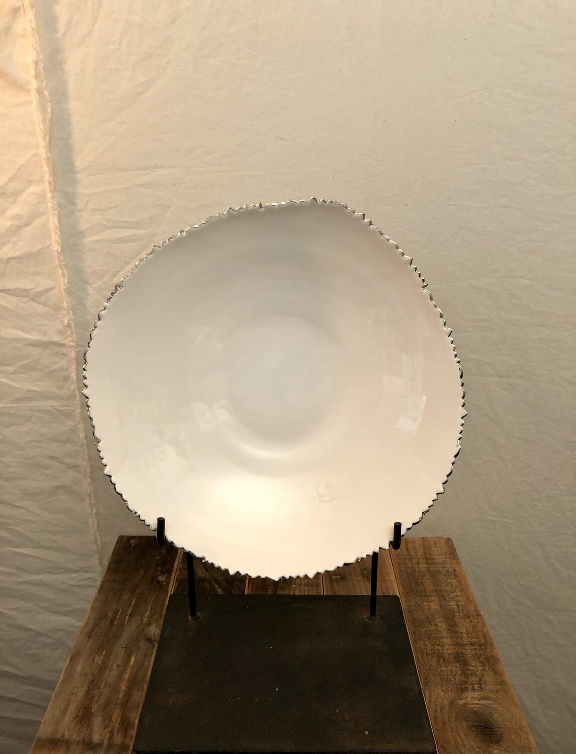 Tray Iron Enam Finish White Tray Iron Enam Finish White