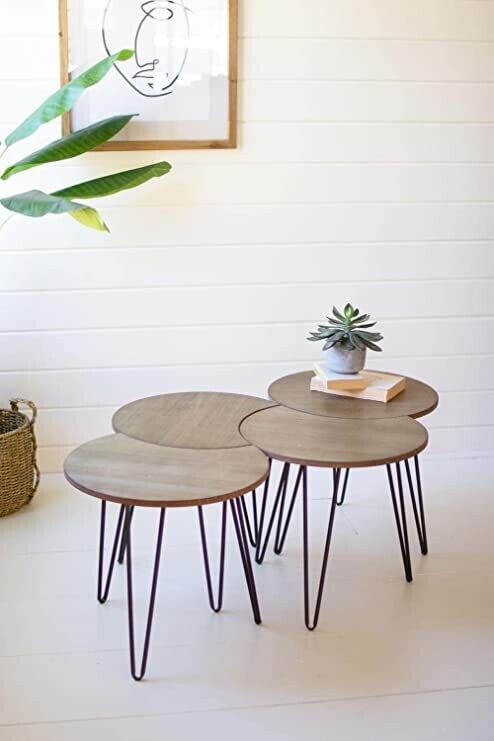 S/4 Interlocking Accent Tables S/4 Interlocking Accent Tables