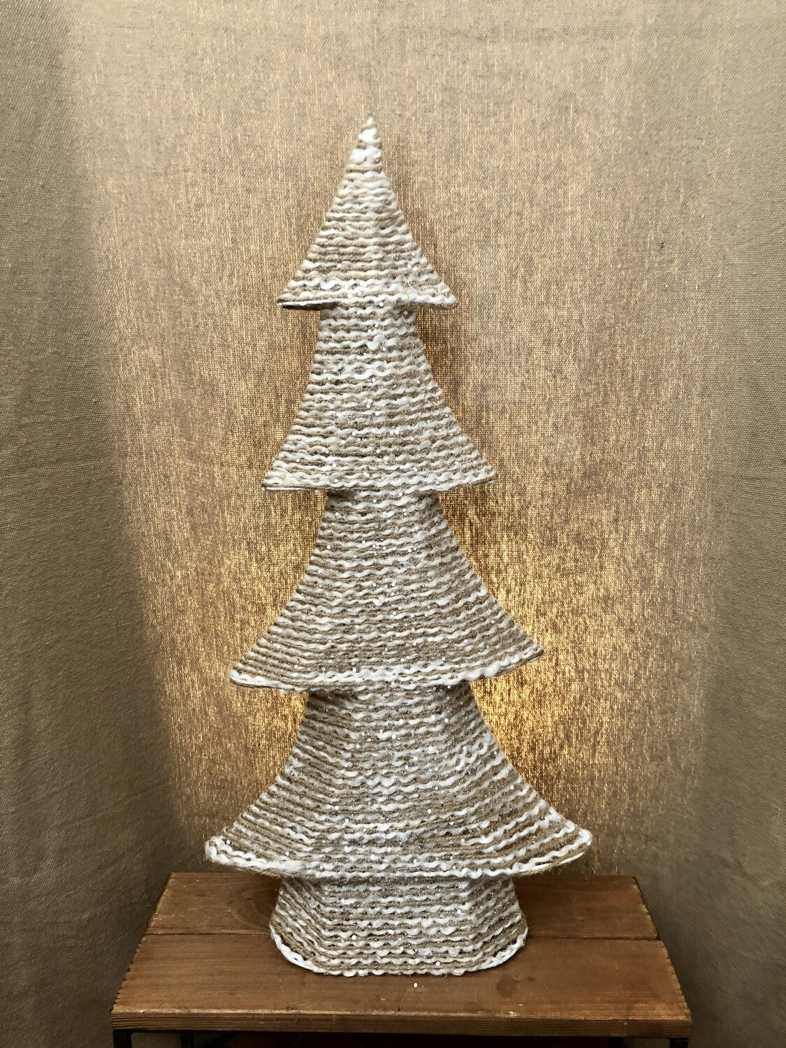 Cotton White & Natural Tree 12"x24" Cotton White & Natural Tree 12"x24"
