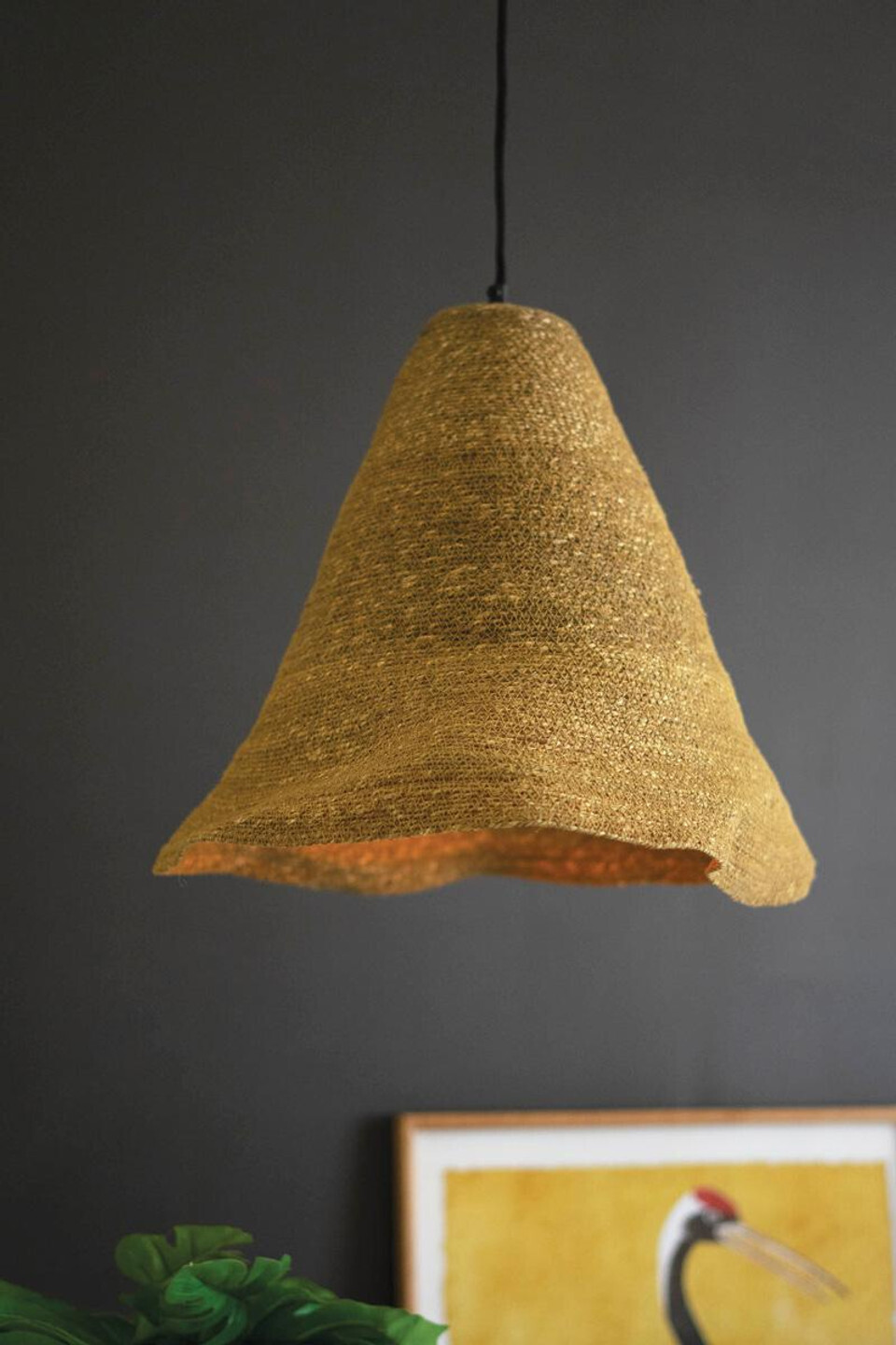 Moon Grass Cone Hanging Pendant Lamp Moon Grass Cone Hanging Pendant Lamp
