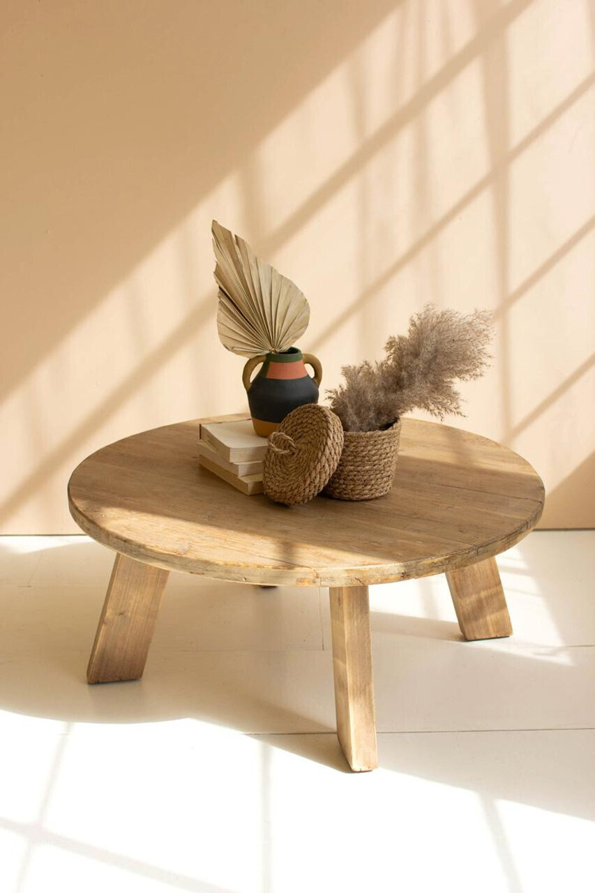 Round Wooden Coffee Table Round Wooden Coffee Table