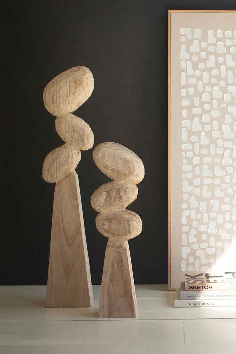 Wooden Table Top Sculpture Lg